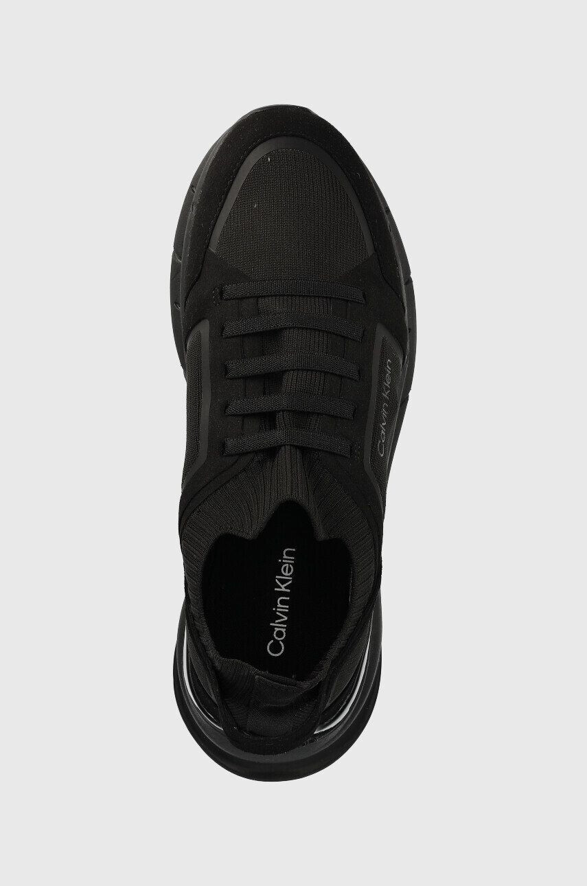 Calvin Klein Маратонки Low Top Lace Up в черно - Pepit.bg