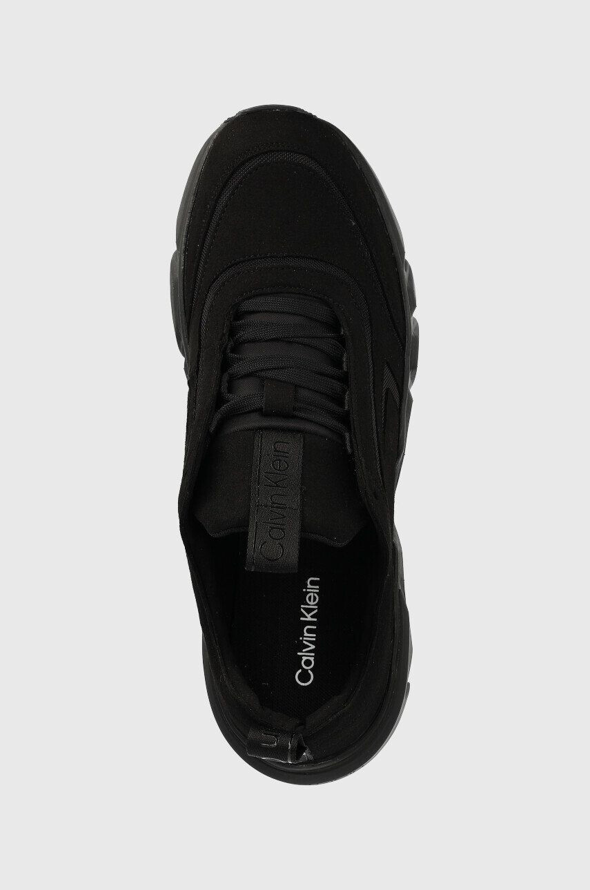 Calvin Klein Маратонки Low Top Lace Up в черно - Pepit.bg