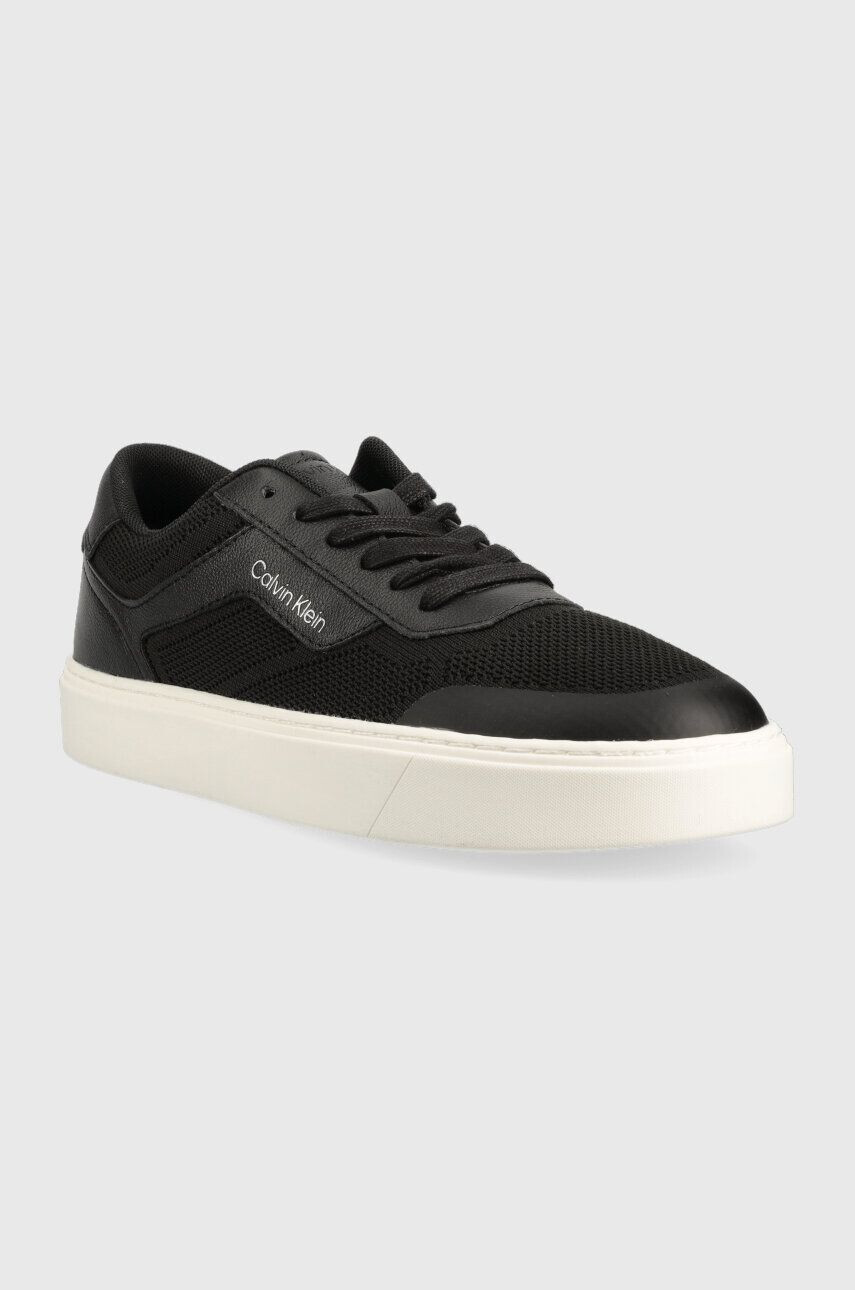 Calvin Klein Маратонки LOW TOP LACE UP KNIT в черно HM0HM00922 - Pepit.bg