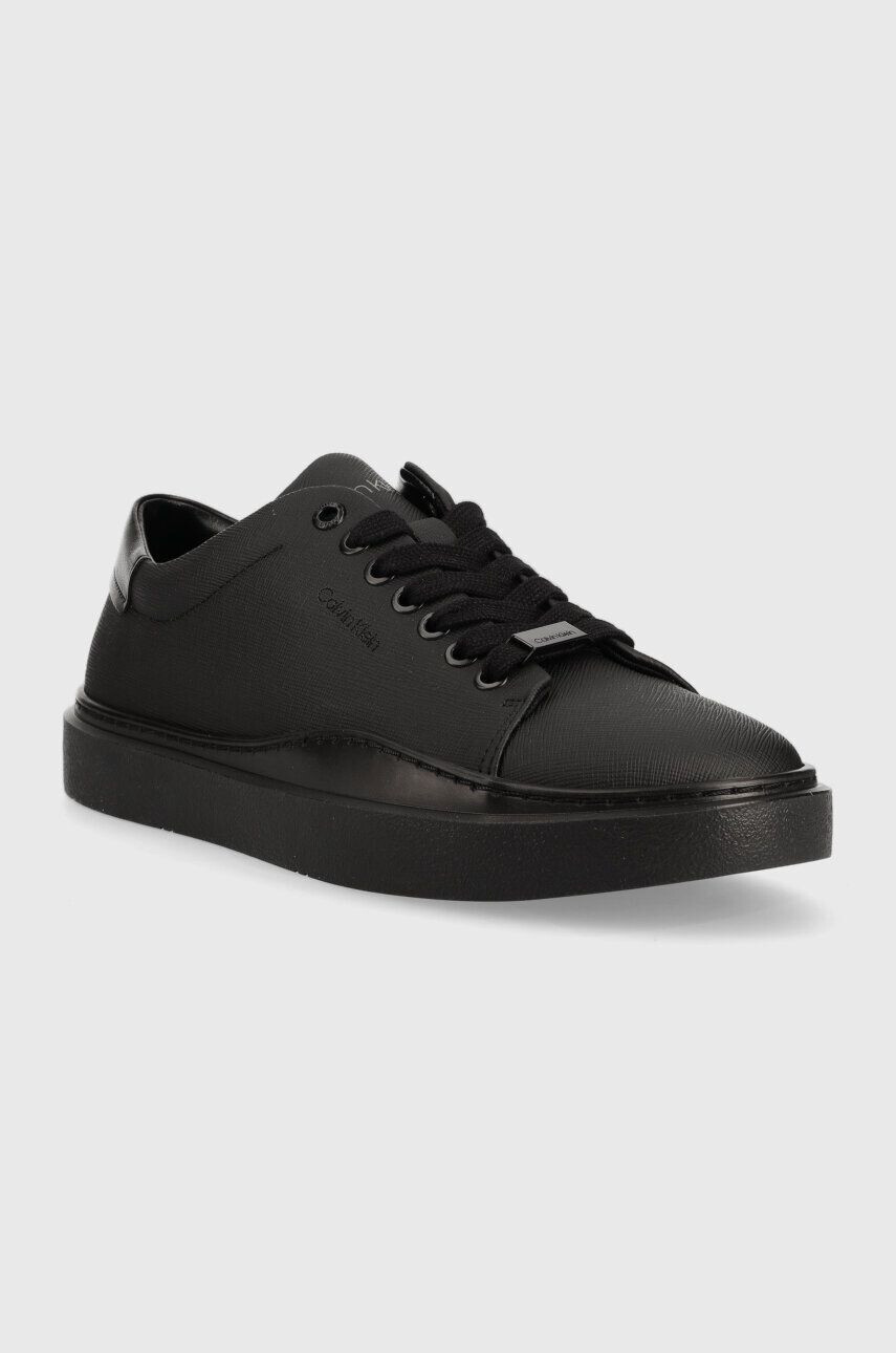 Calvin Klein Маратонки LOW TOP LACE UP LTH в черно HM0HM01051 - Pepit.bg