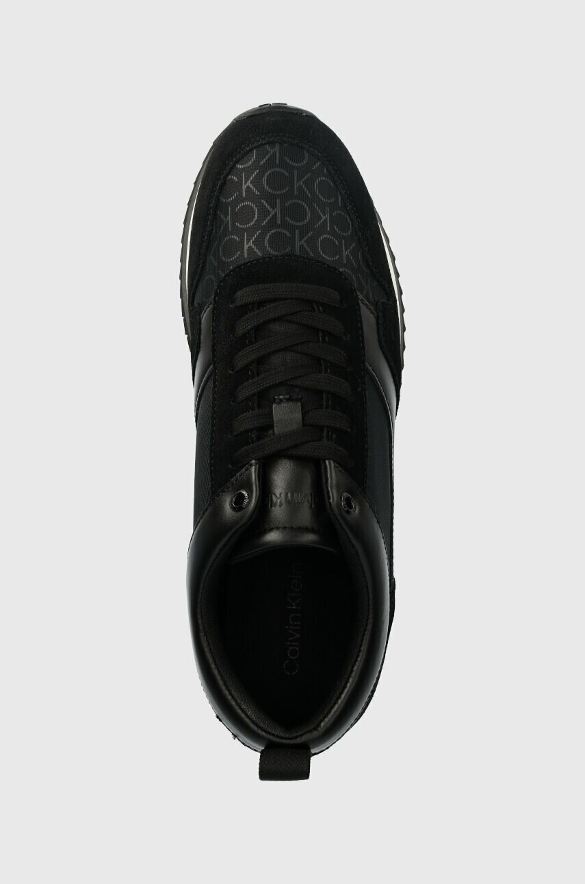 Calvin Klein Маратонки LOW TOP LACE UP MESH MONO в черно HM0HM00909 - Pepit.bg
