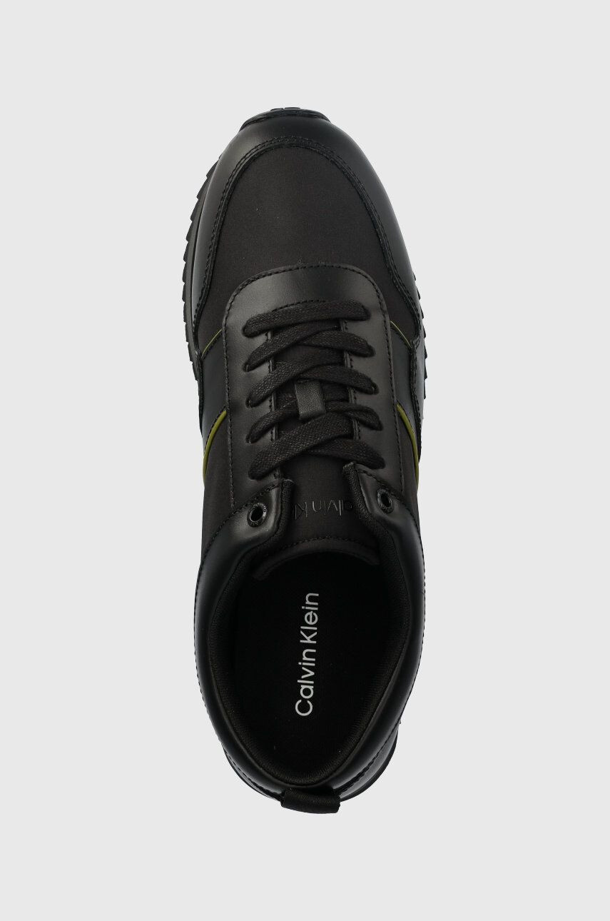 Calvin Klein Маратонки Low Top Lace Up Mix в черно - Pepit.bg