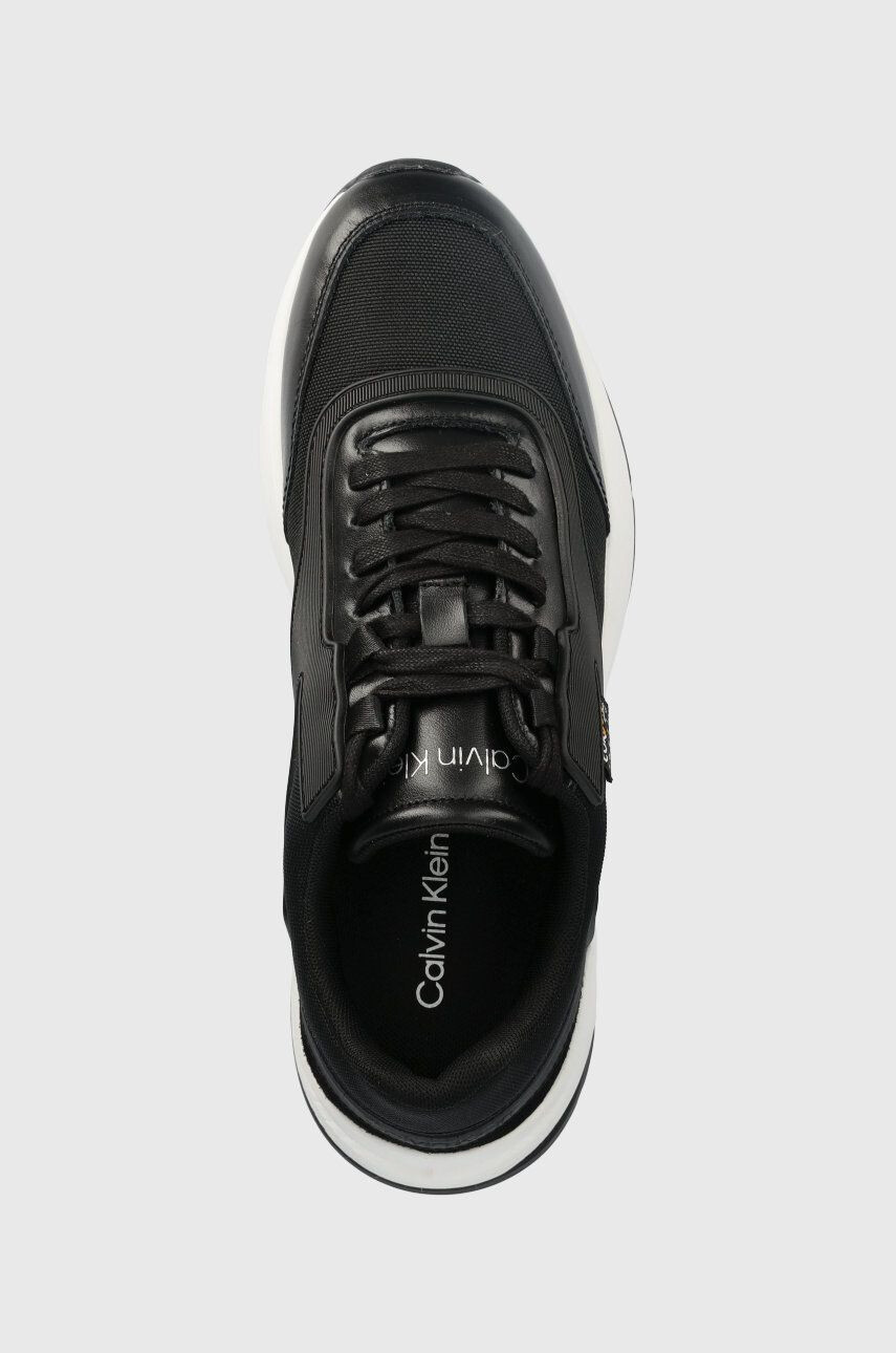 Calvin Klein Маратонки Low Top Lace Up Mix в черно - Pepit.bg