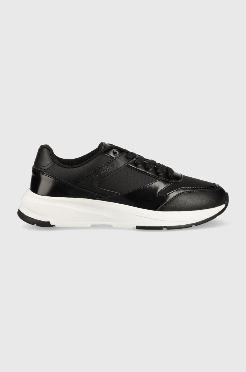 Calvin Klein Маратонки LOW TOP LACE UP MIX в черно HM0HM00901 - Pepit.bg