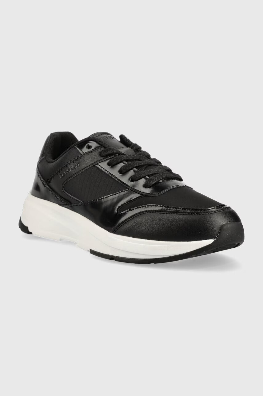 Calvin Klein Маратонки LOW TOP LACE UP MIX в черно HM0HM00901 - Pepit.bg