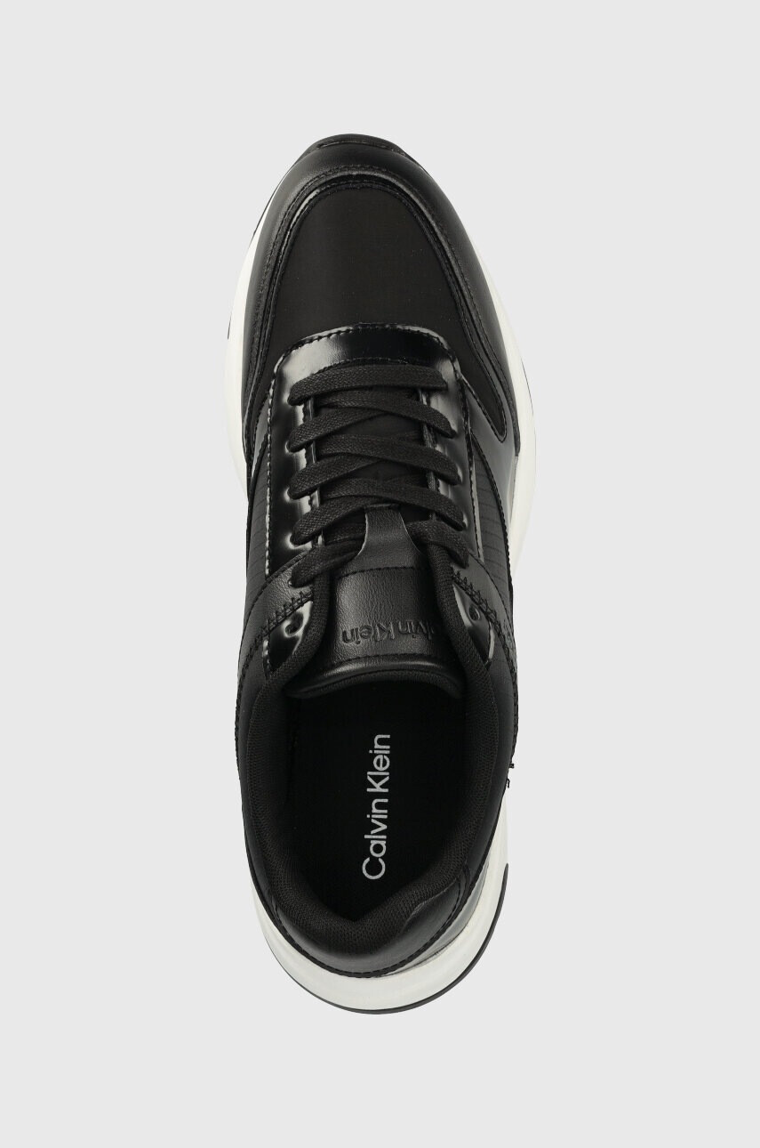 Calvin Klein Маратонки LOW TOP LACE UP MIX в черно HM0HM00901 - Pepit.bg
