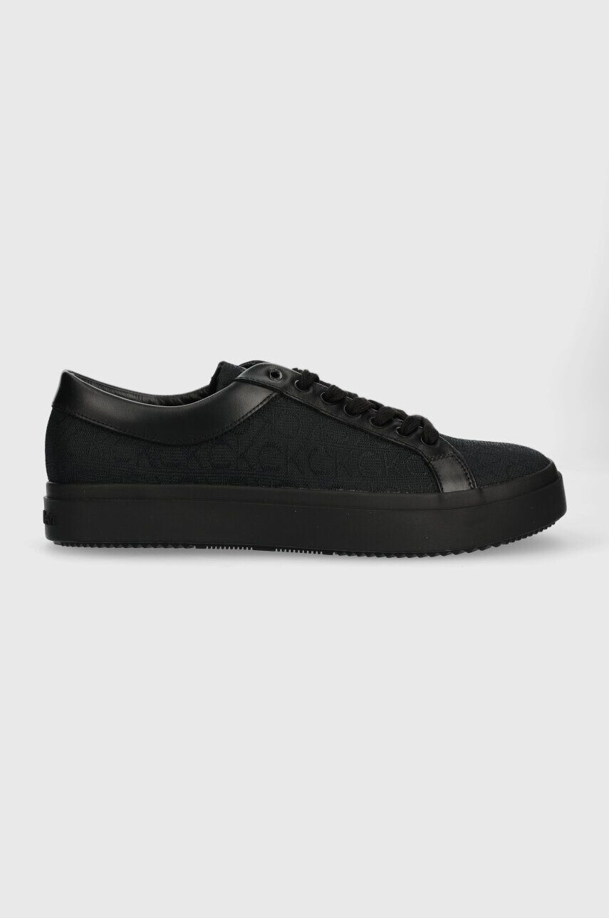 Calvin Klein Маратонки LOW TOP LACE UP MONO JQ в черно HM0HM00975 - Pepit.bg