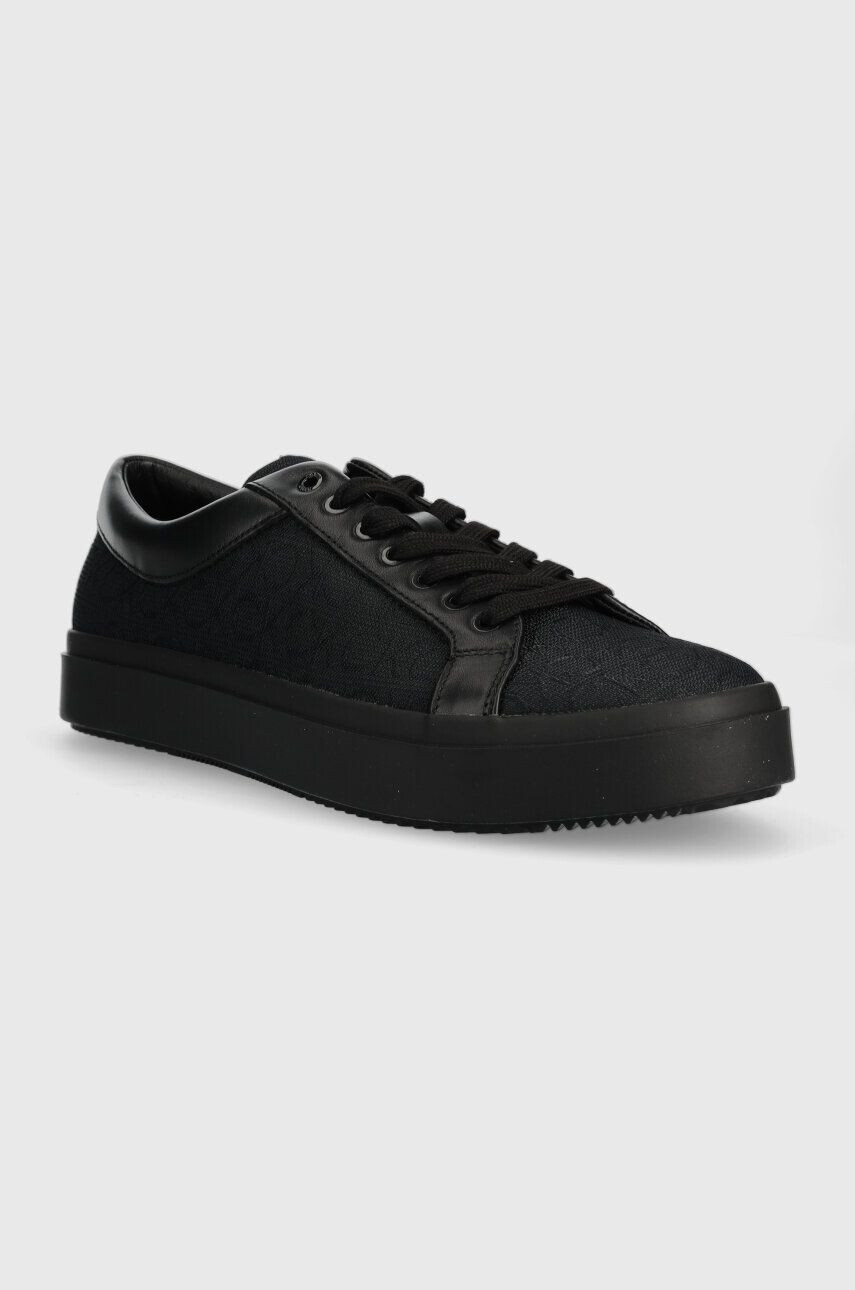 Calvin Klein Маратонки LOW TOP LACE UP MONO JQ в черно HM0HM00975 - Pepit.bg