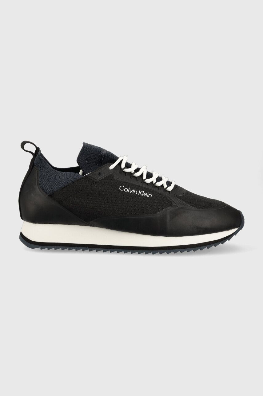 Calvin Klein Маратонки LOW TOP LACE UP NYLON в черно HM0HM00921 - Pepit.bg