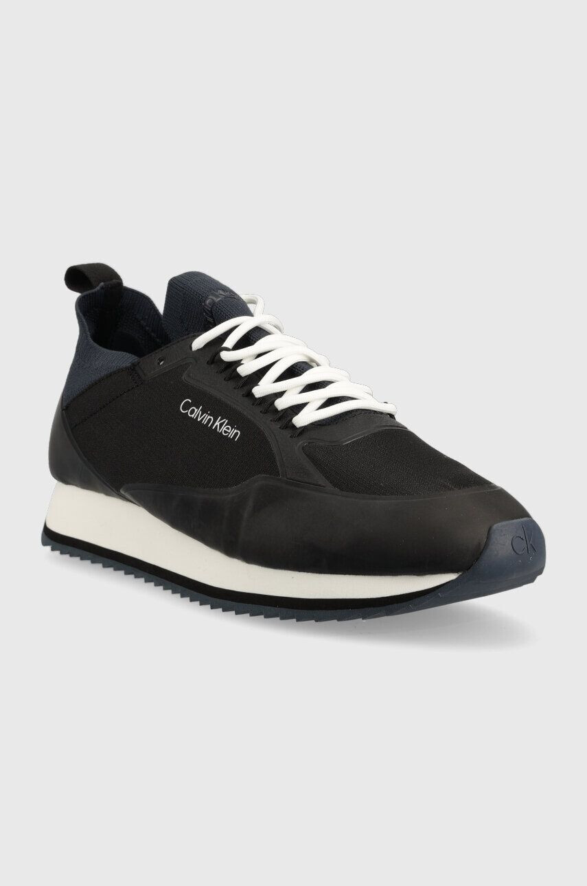 Calvin Klein Маратонки LOW TOP LACE UP NYLON в черно HM0HM00921 - Pepit.bg