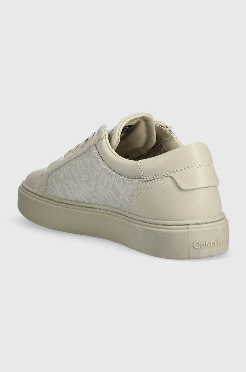 Calvin Klein Маратонки LOW TOP LACE UP W/ZI в бежово HM0HM01059 - Pepit.bg