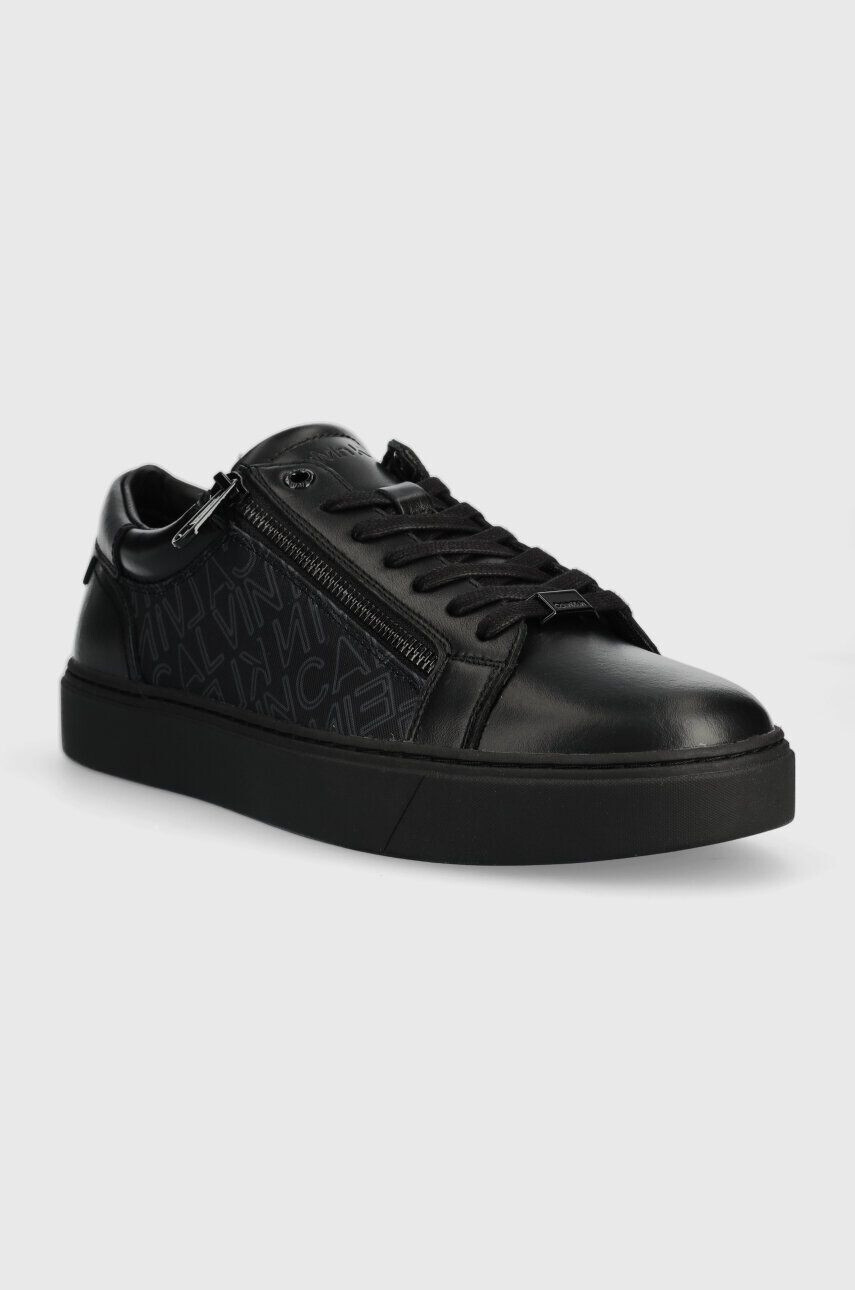 Calvin Klein Маратонки LOW TOP LACE UP W/ZI в черно HM0HM01059 - Pepit.bg