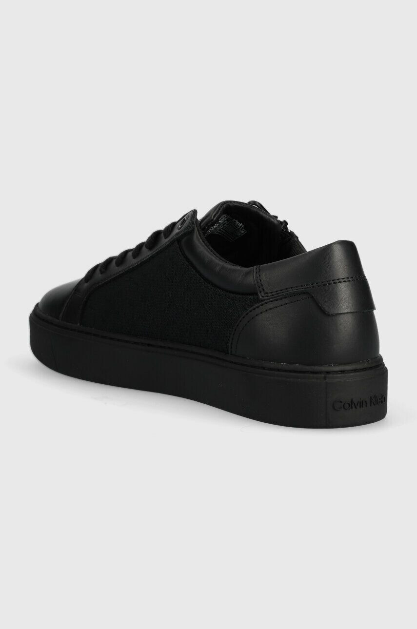 Calvin Klein Маратонки LOW TOP LACE UP W/ZIP MONO JQ в черно HM0HM01013 - Pepit.bg