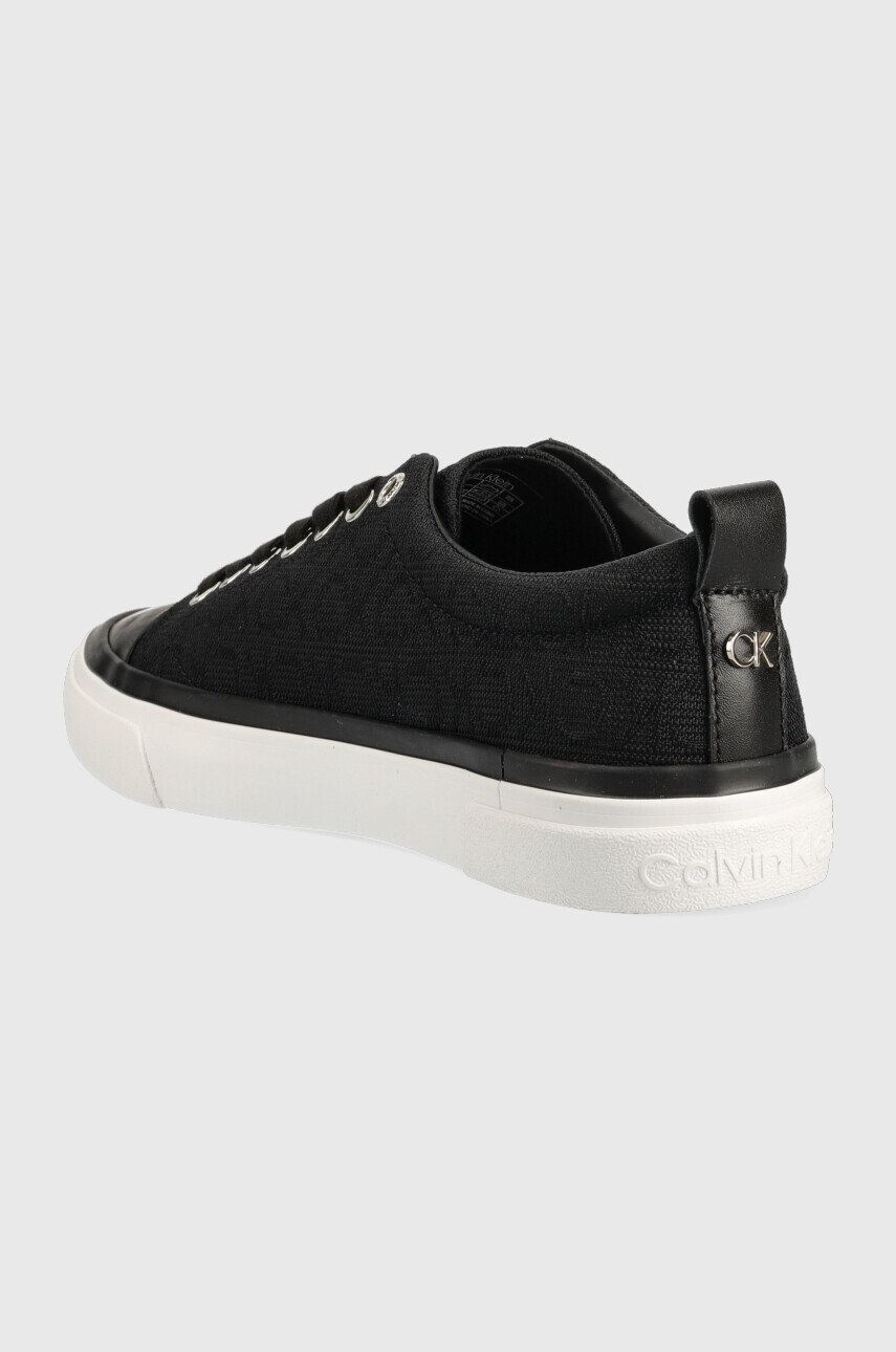 Calvin Klein Ниски кецове Vulc Lace Up в черно - Pepit.bg