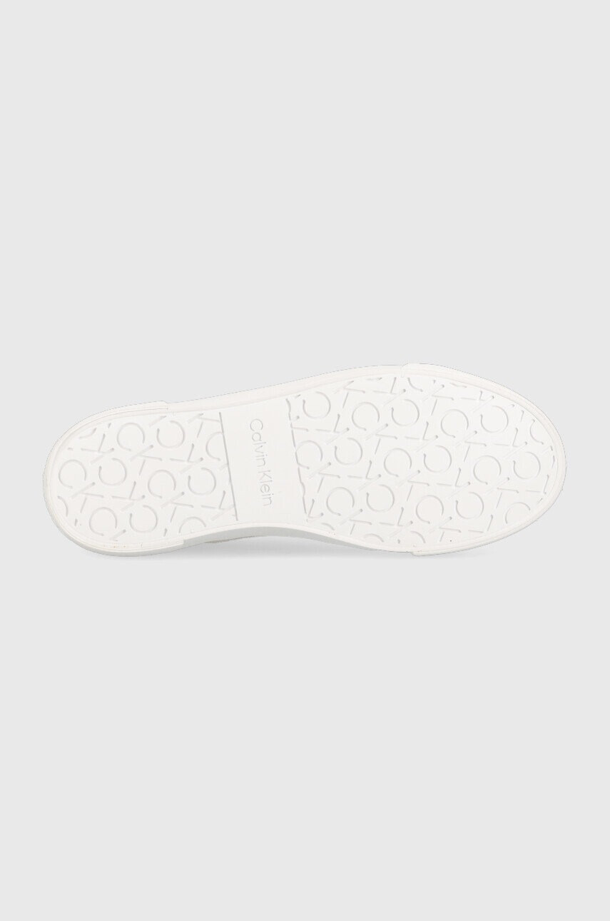 Calvin Klein Ниски кецове Vulc Lace Up в бежово - Pepit.bg