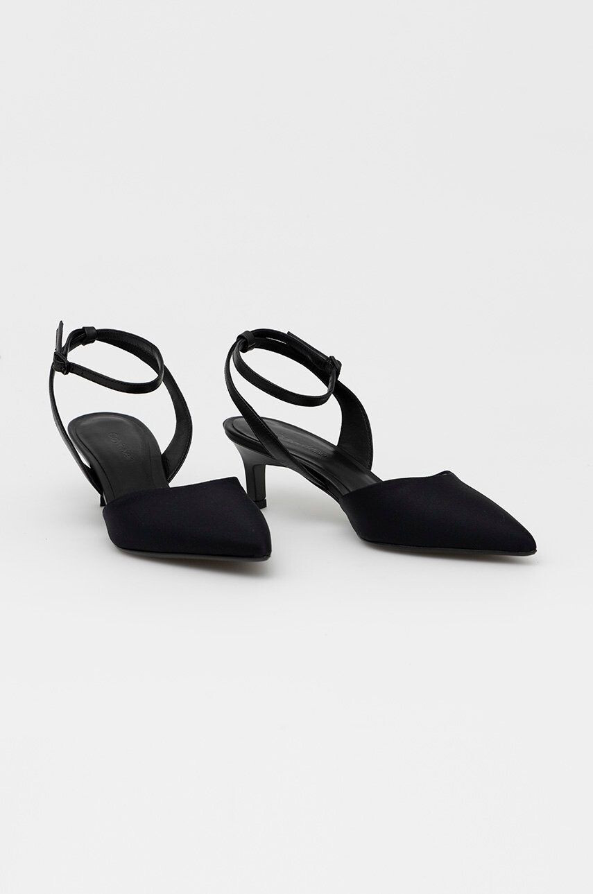 Calvin Klein Обувки с висок ток Kit H Mule W Ankl Strap 50 - Pepit.bg