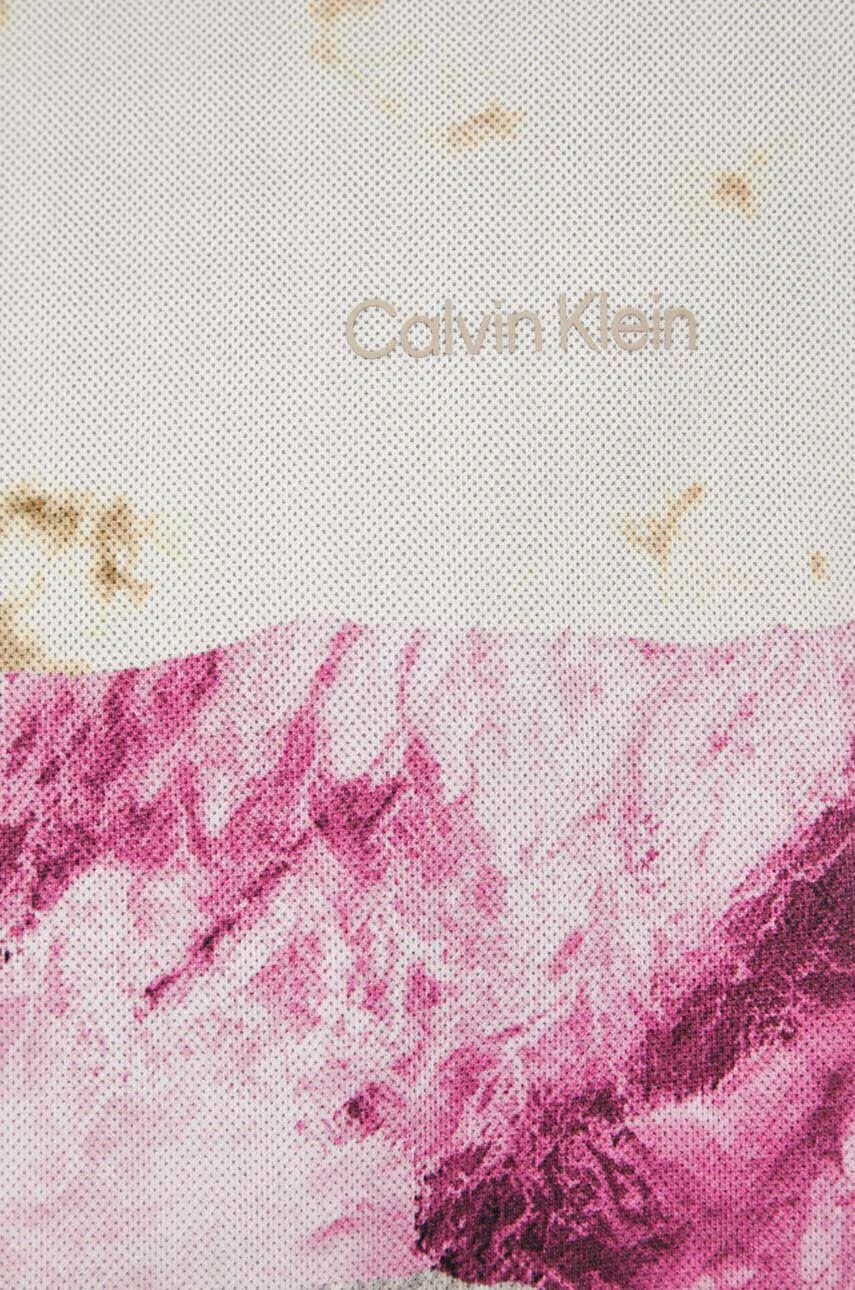 Calvin Klein Памучен суичър с десен - Pepit.bg
