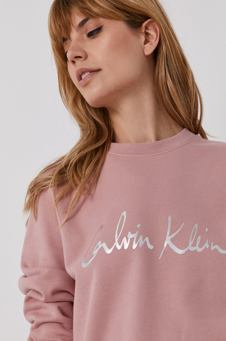 Calvin Klein Памучен суичър - Pepit.bg