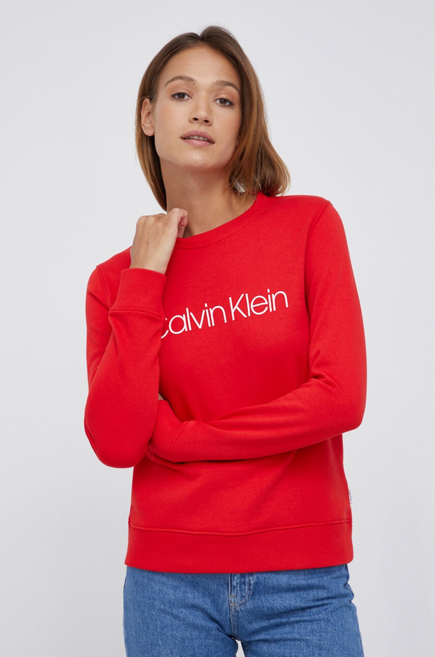 Calvin Klein Памучен суичър - Pepit.bg