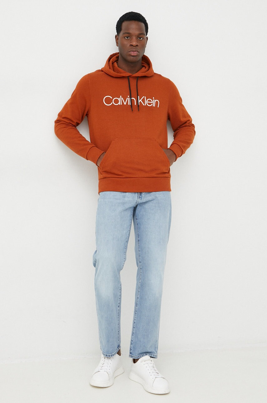 Calvin Klein Памучен суичър - Pepit.bg