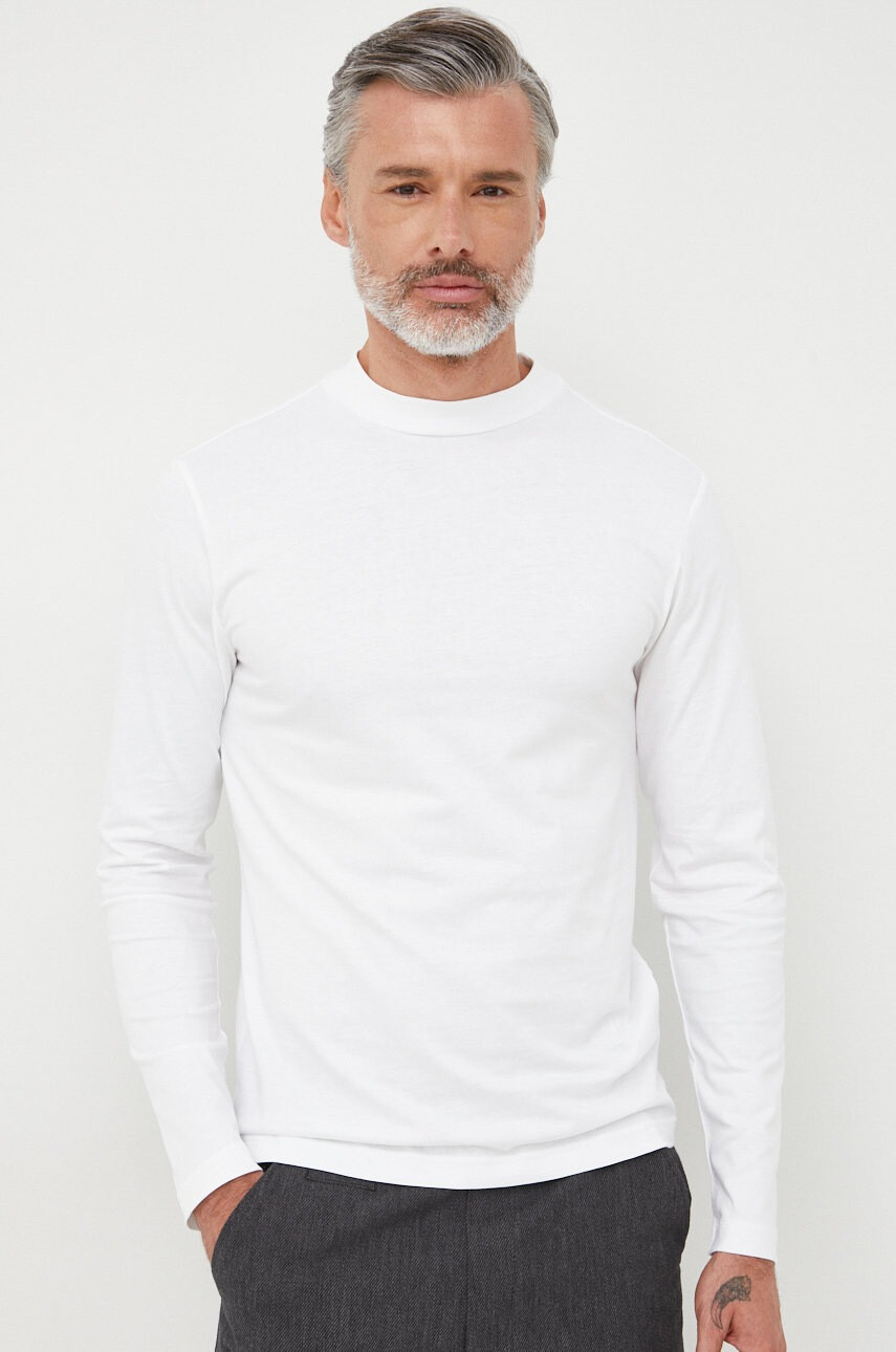 Calvin Klein Памучна блуза с дълги ръкави - Pepit.bg