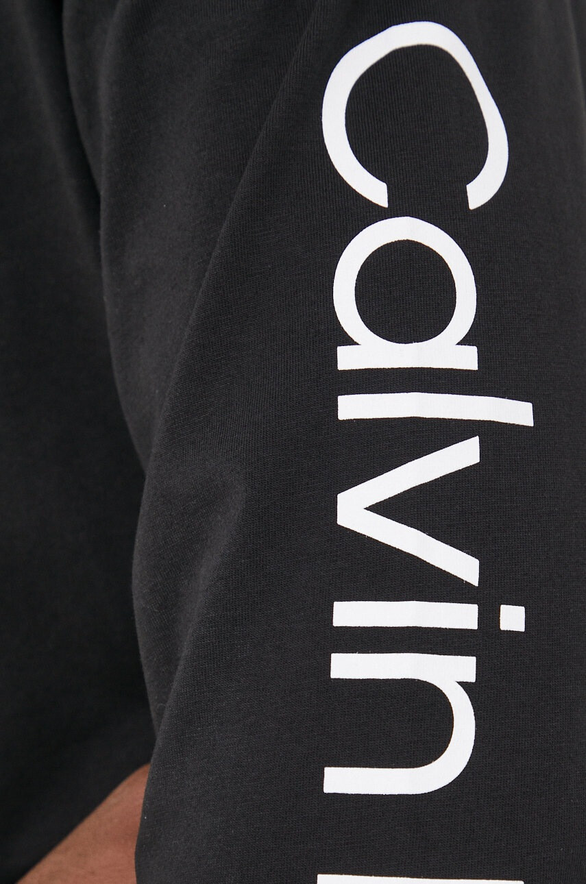 Calvin Klein Памучна блуза с дълги ръкави - Pepit.bg
