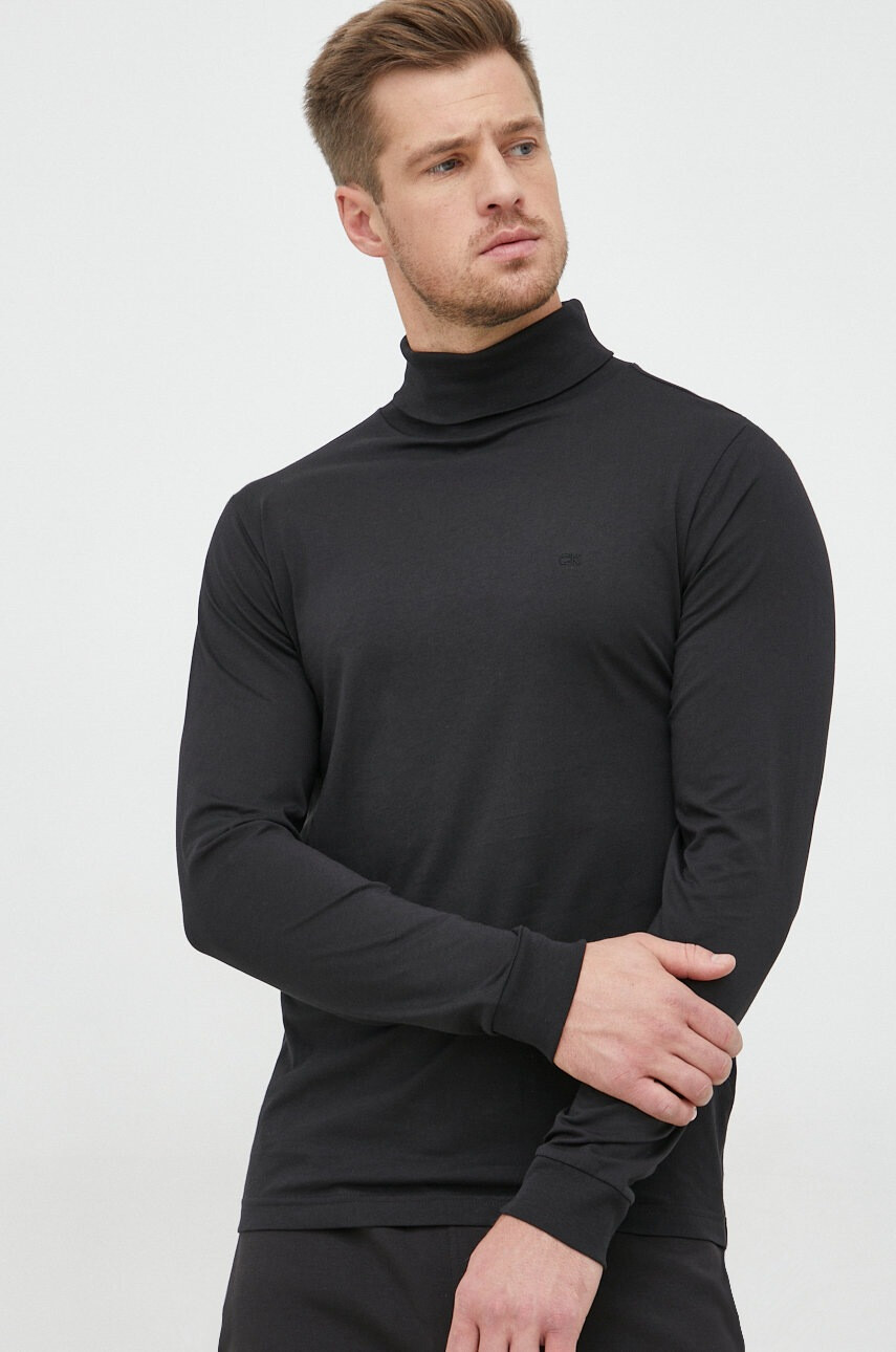 Calvin Klein Памучна блуза с дълги ръкави - Pepit.bg