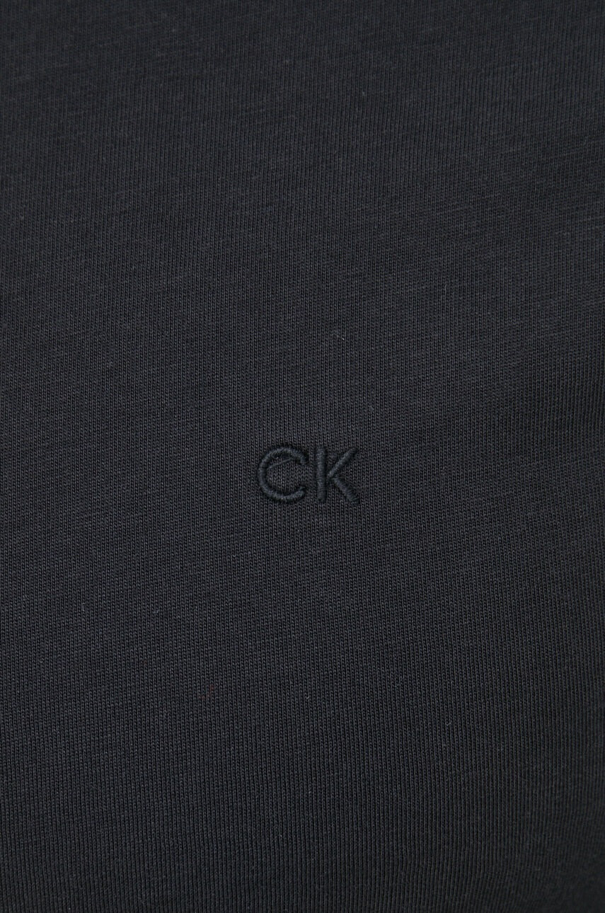 Calvin Klein Памучна блуза с дълги ръкави - Pepit.bg