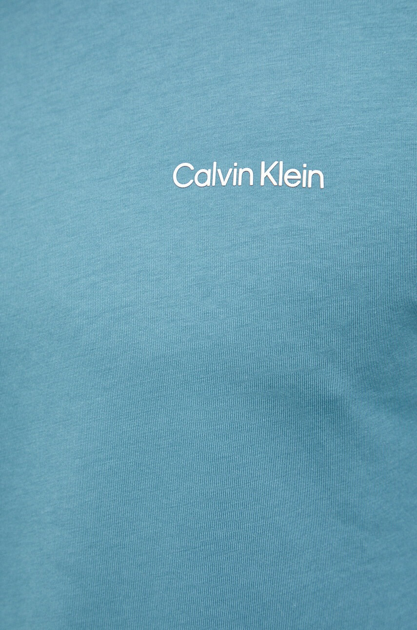 Calvin Klein Памучна блуза с дълги ръкави - Pepit.bg