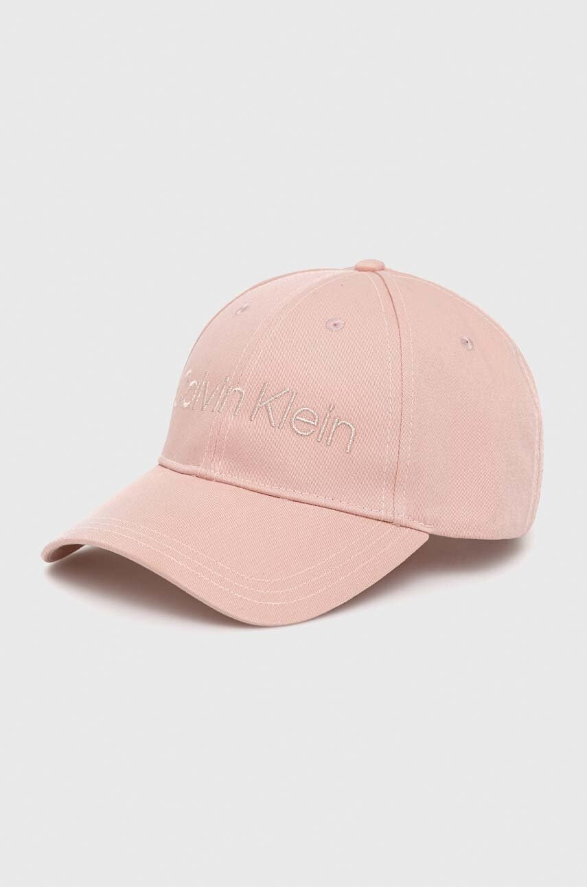Calvin Klein Памучна шапка с козирка - Pepit.bg