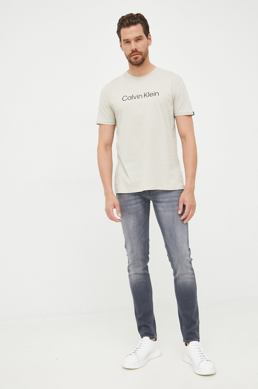 Calvin Klein Памучна тениска - Pepit.bg