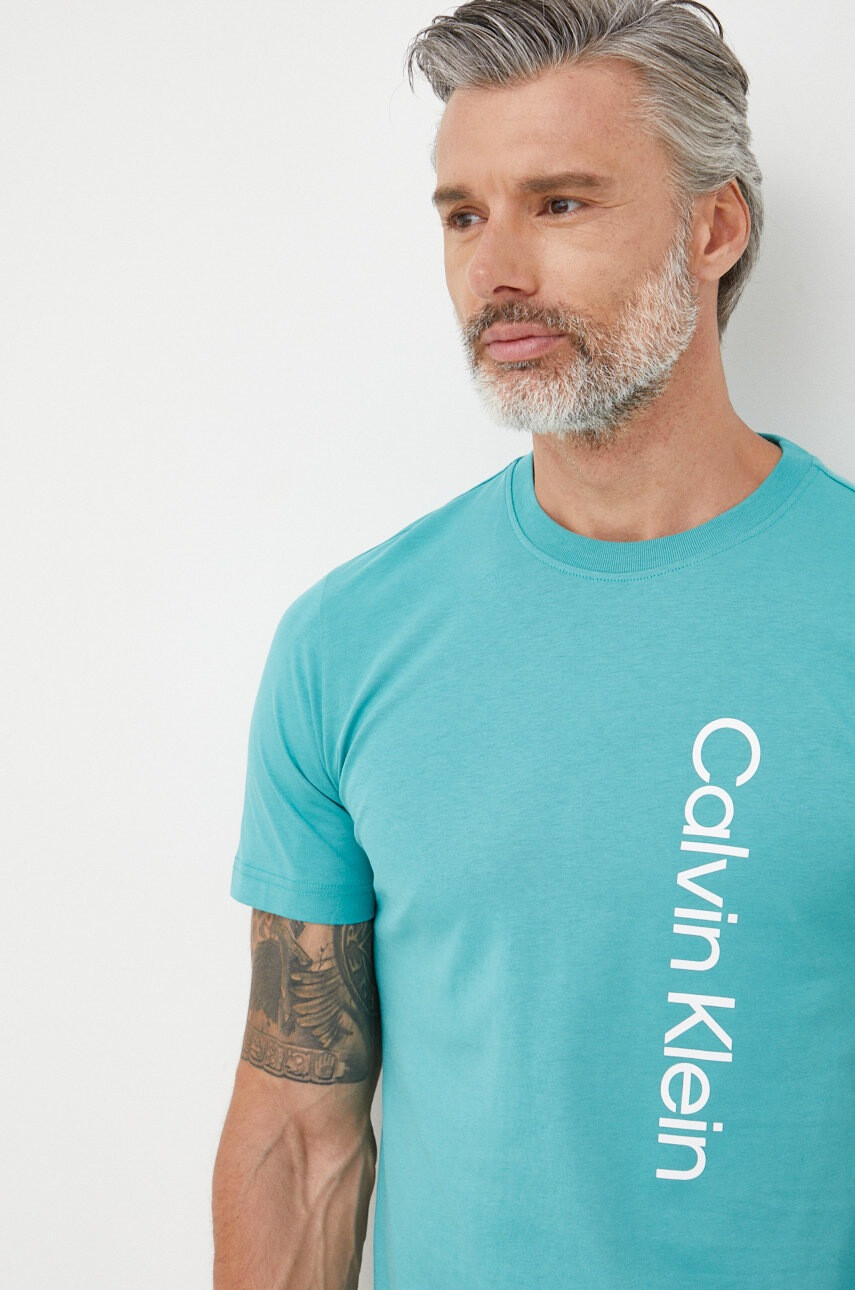 Calvin Klein Памучна тениска - Pepit.bg