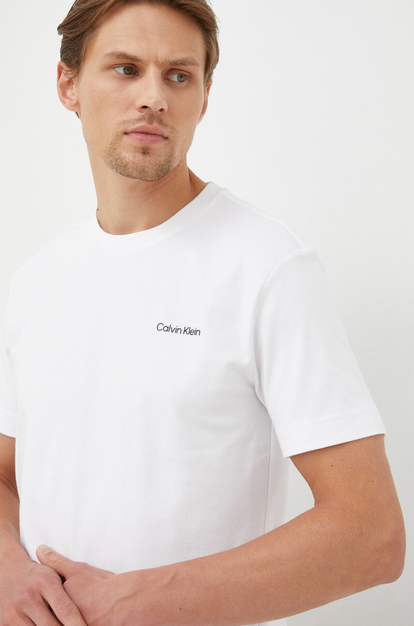 Calvin Klein Памучна тениска - Pepit.bg