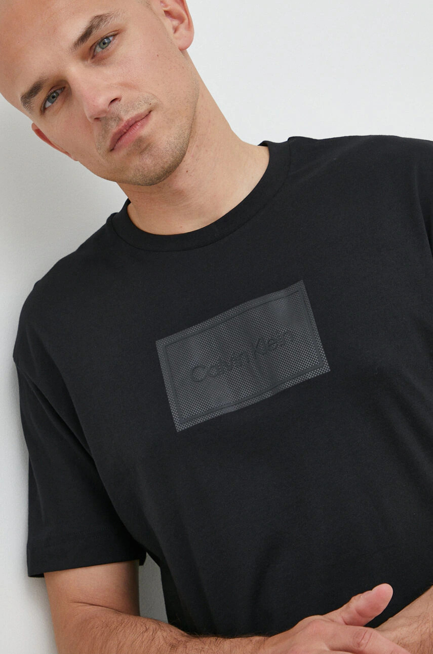Calvin Klein Памучна тениска - Pepit.bg