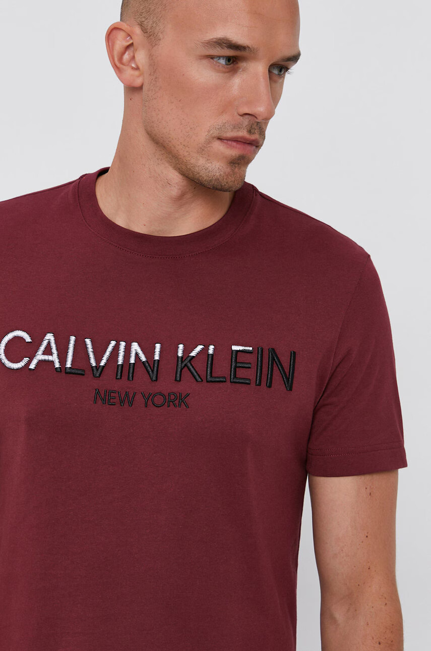 Calvin Klein Памучна тениска - Pepit.bg