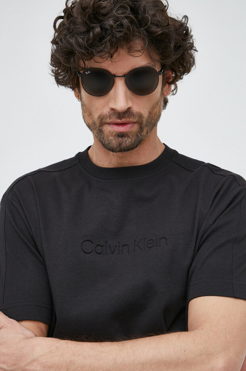 Calvin Klein Памучна тениска - Pepit.bg