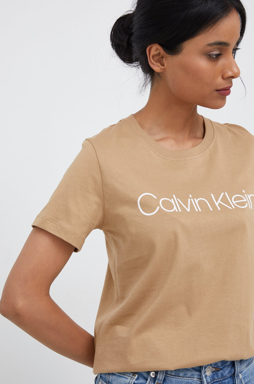 Calvin Klein Памучна тениска - Pepit.bg