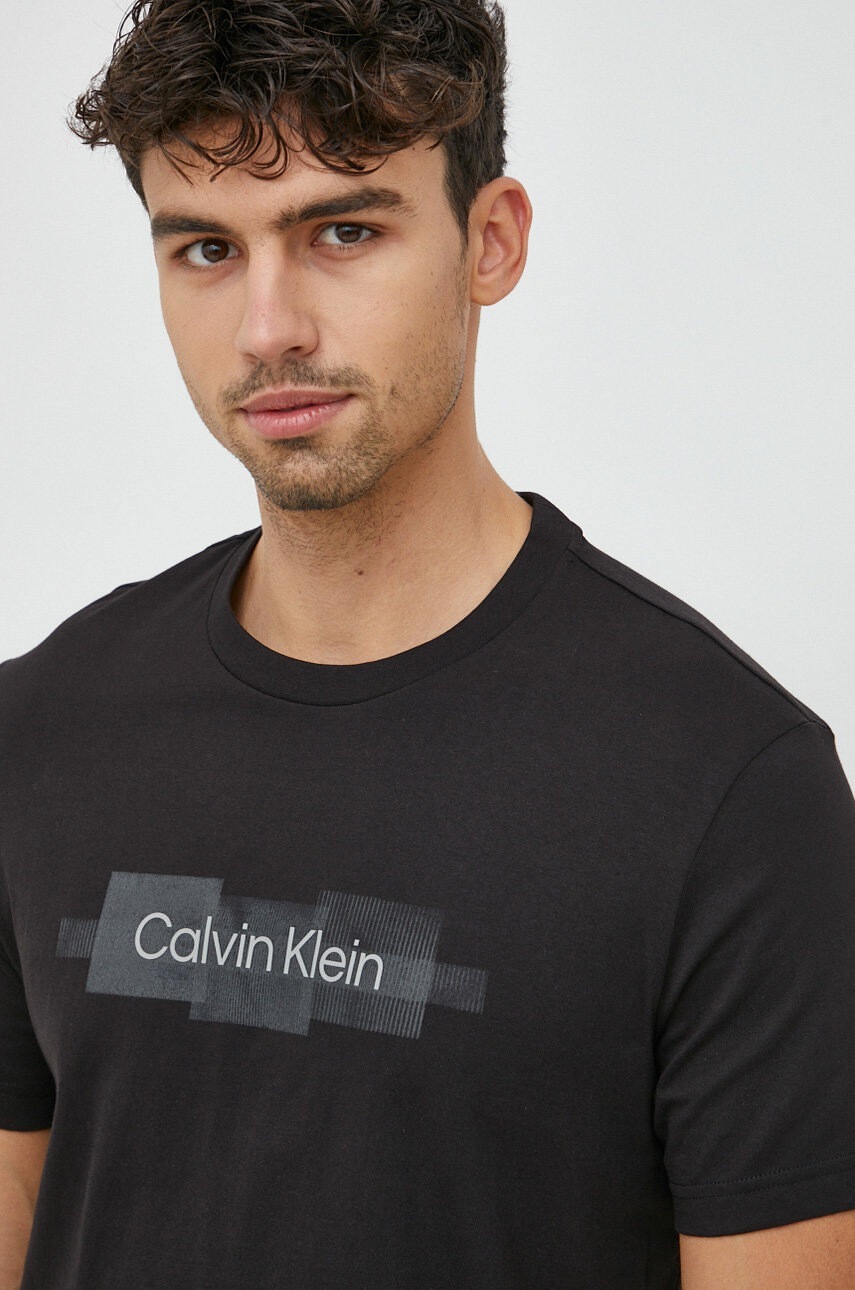 Calvin Klein Памучна тениска - Pepit.bg