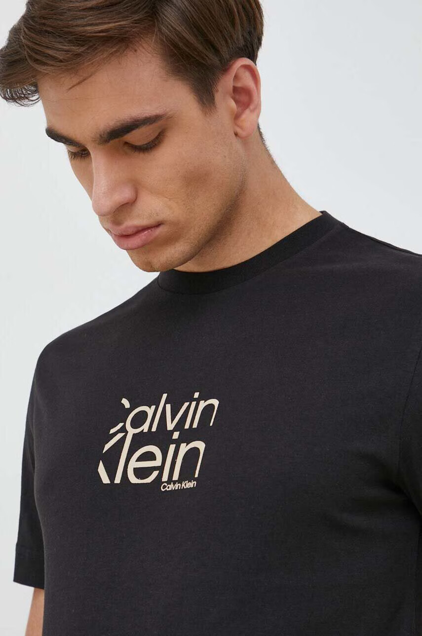 Calvin Klein Памучна тениска - Pepit.bg