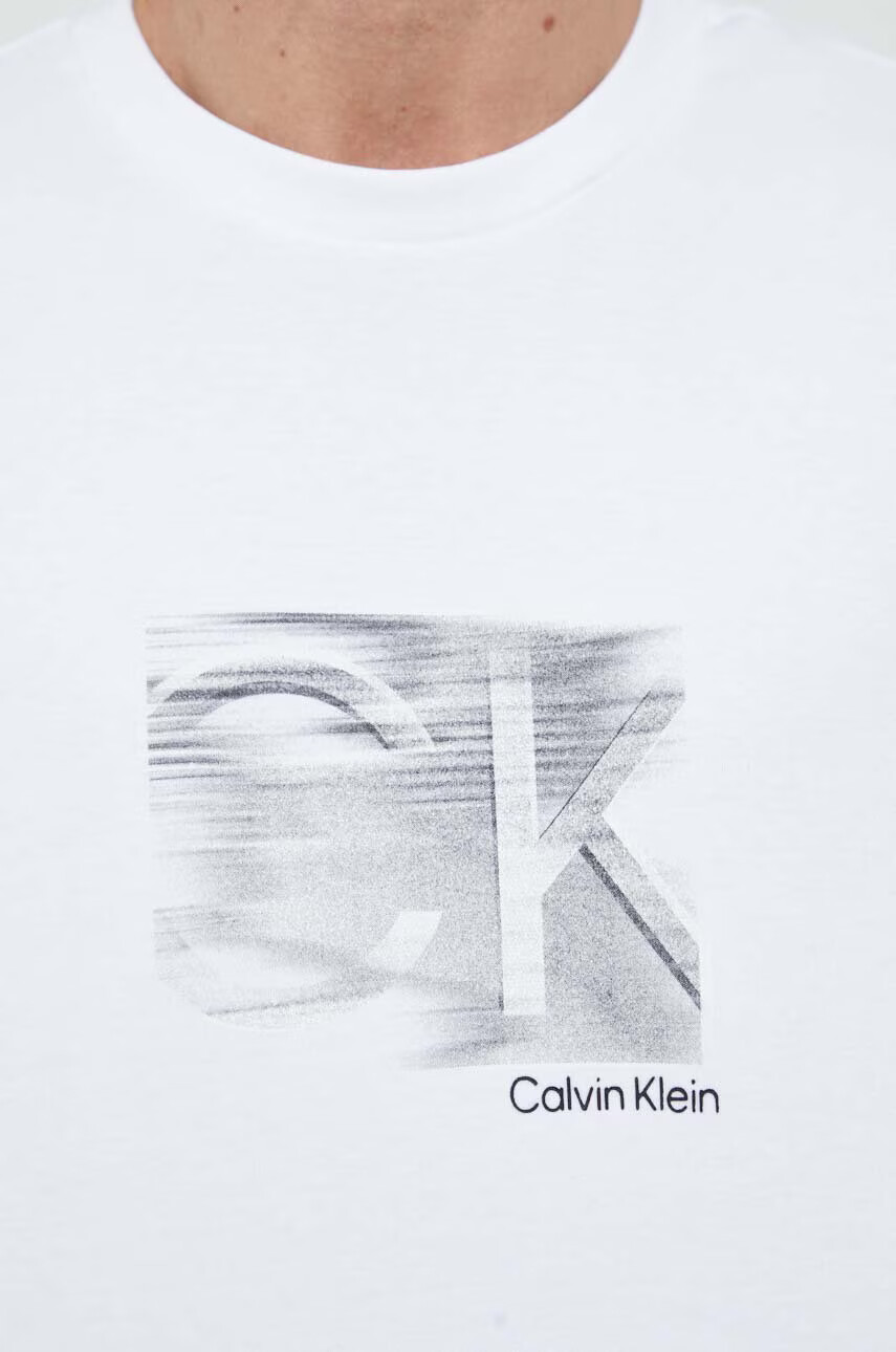 Calvin Klein Памучна тениска - Pepit.bg