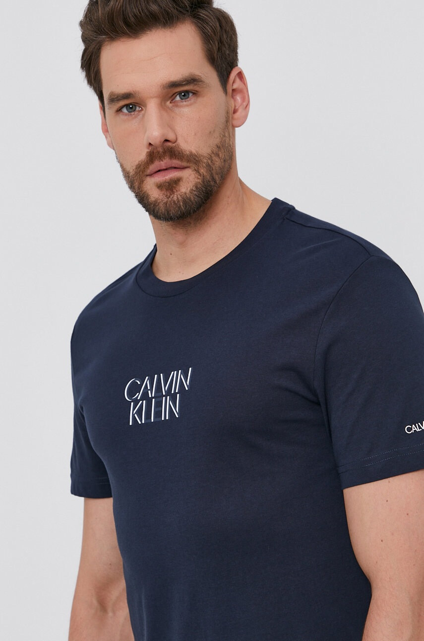 Calvin Klein Памучна тениска - Pepit.bg
