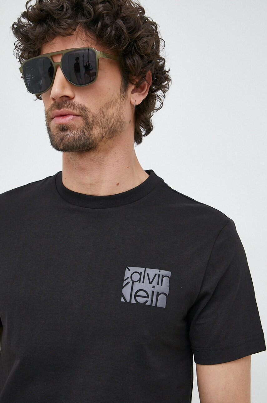 Calvin Klein Памучна тениска - Pepit.bg