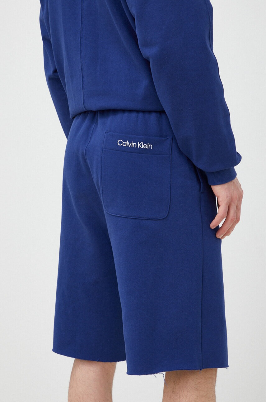 Calvin Klein Performance Къс панталон CK Athletic в синьо - Pepit.bg