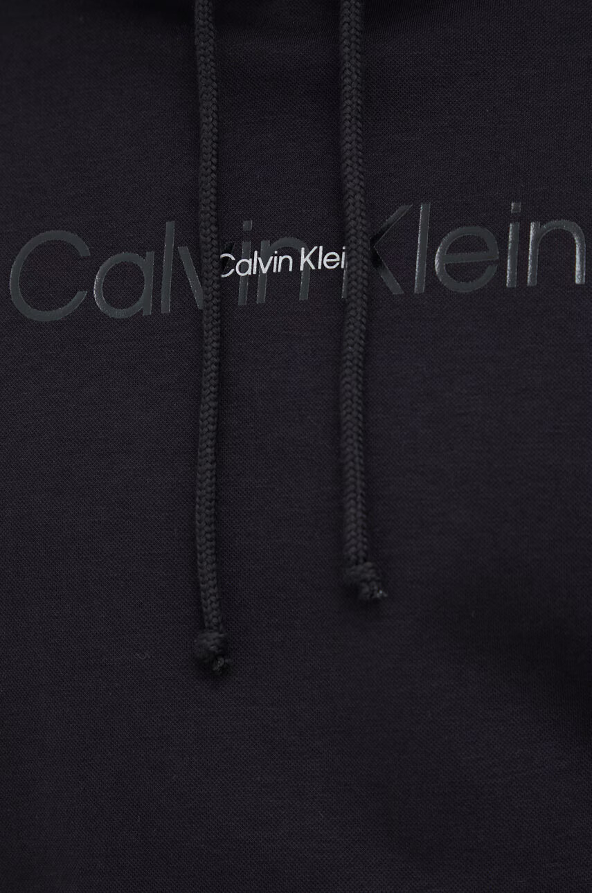 Calvin Klein Performance Спортен суичър в черно с принт - Pepit.bg