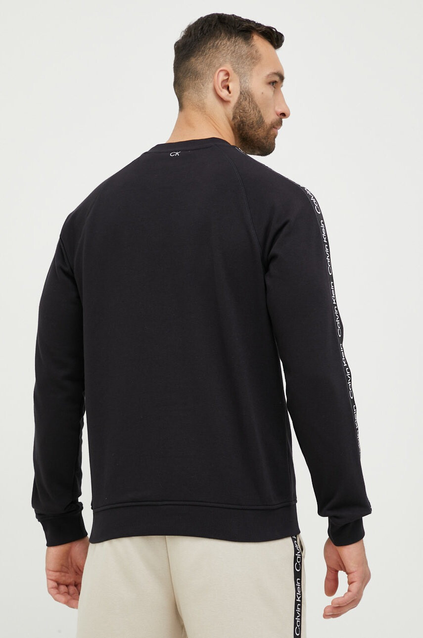 Calvin Klein Performance Спортен суичър Active Icon в черно с принт - Pepit.bg