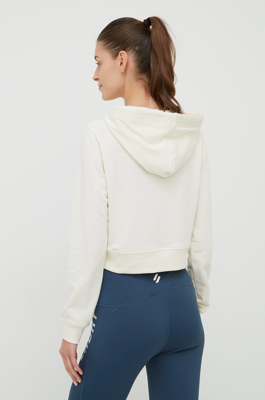 Calvin Klein Performance Спортен суичър This Is Love в бежово с принт - Pepit.bg