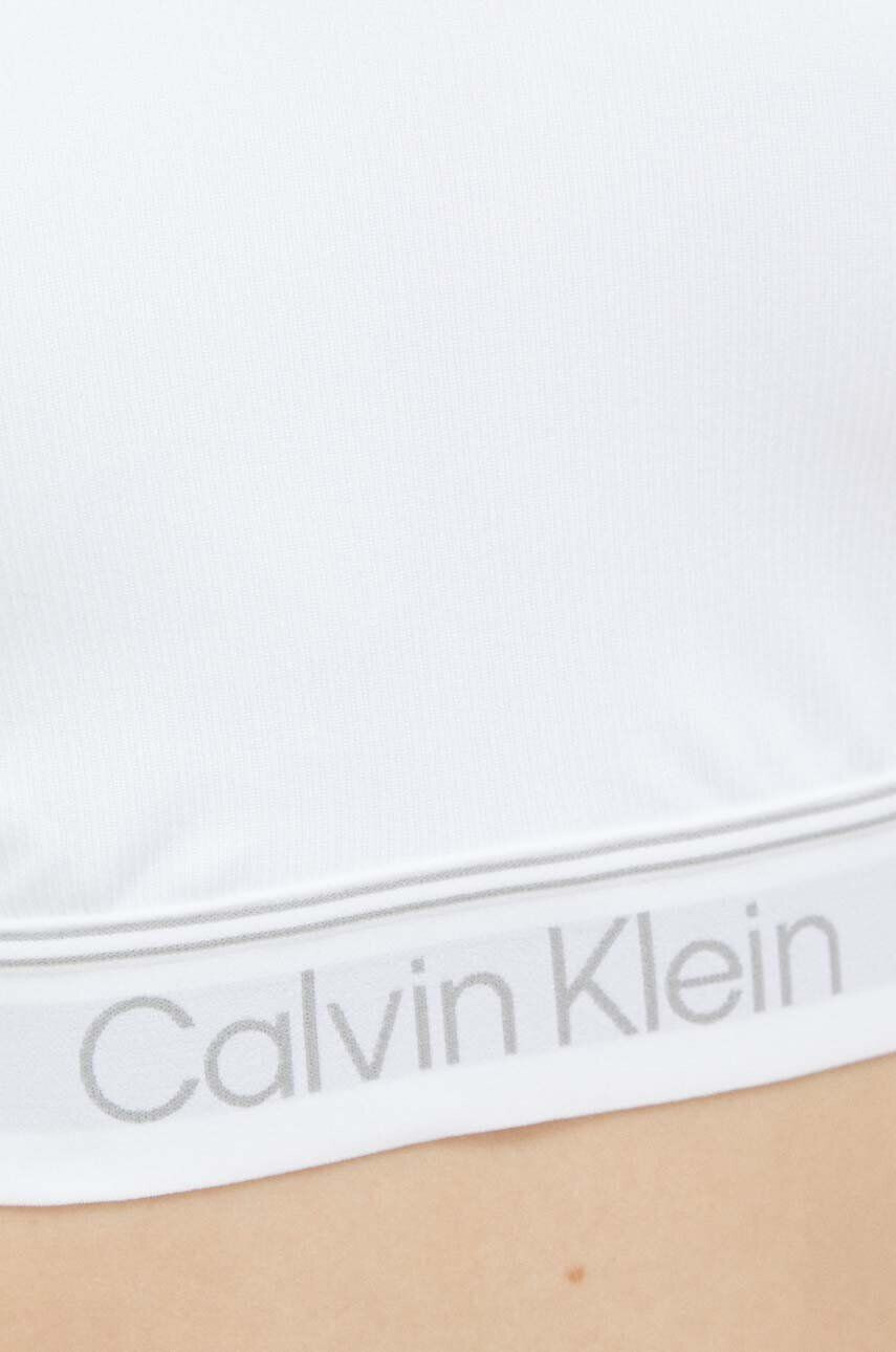 Calvin Klein Performance Спортен сутиен CK Athletic в бяло с изчистен дизайн - Pepit.bg