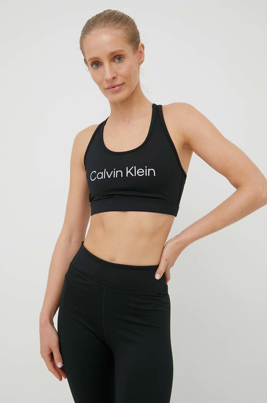 Calvin Klein Performance Спортен сутиен Ck Essentials в черно - Pepit.bg