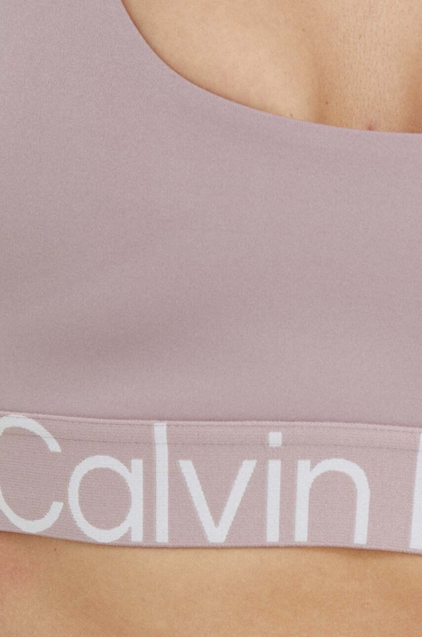 Calvin Klein Performance Спортен сутиен Effect в розово с изчистен дизайн - Pepit.bg