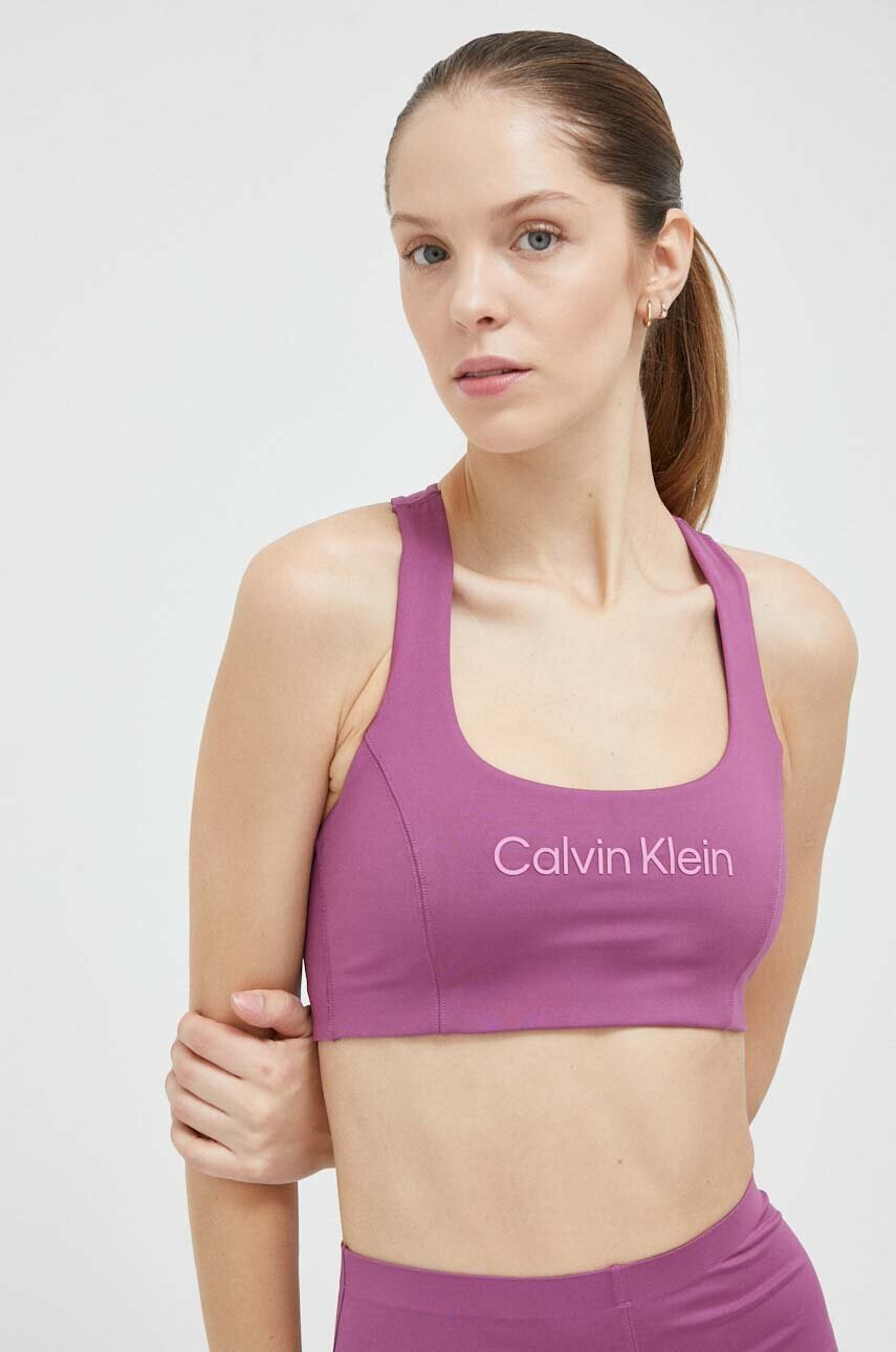 Calvin Klein Performance Спортен сутиен Essentials в лилаво - Pepit.bg